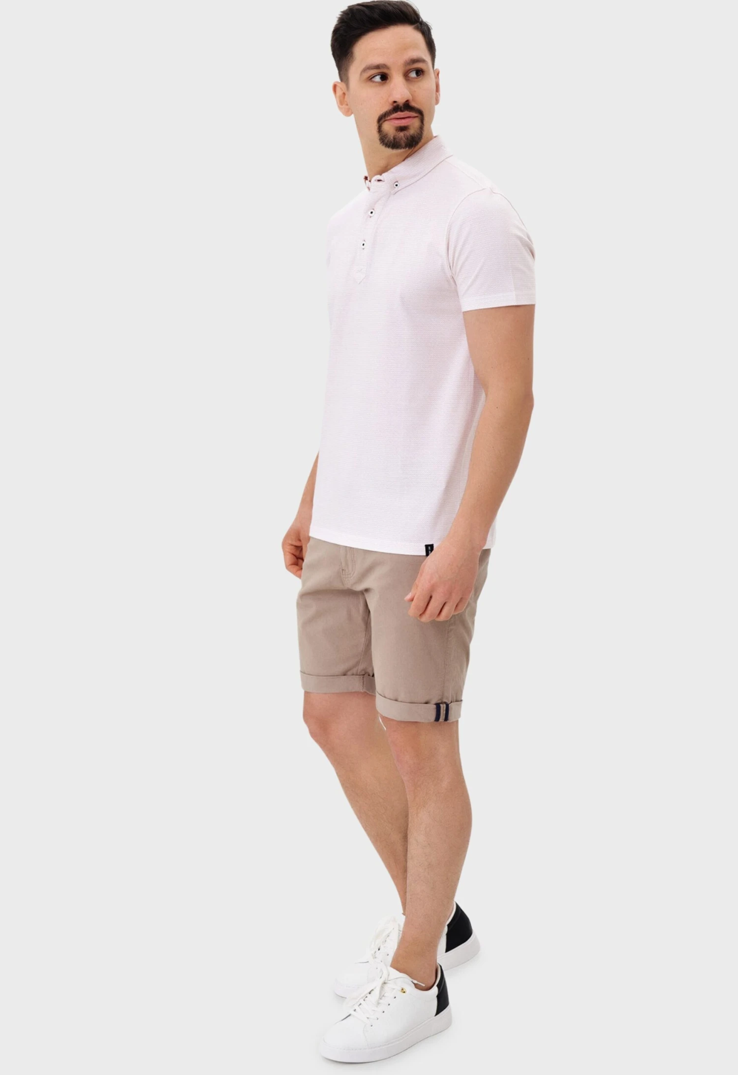 Indicode Jeans Chino Shorts Regular Chino Creel Heren Lichtbruin 3 Indicode Jeans Chino Shorts Regular Chino Creel Heren Lichtbruin - Image 3
