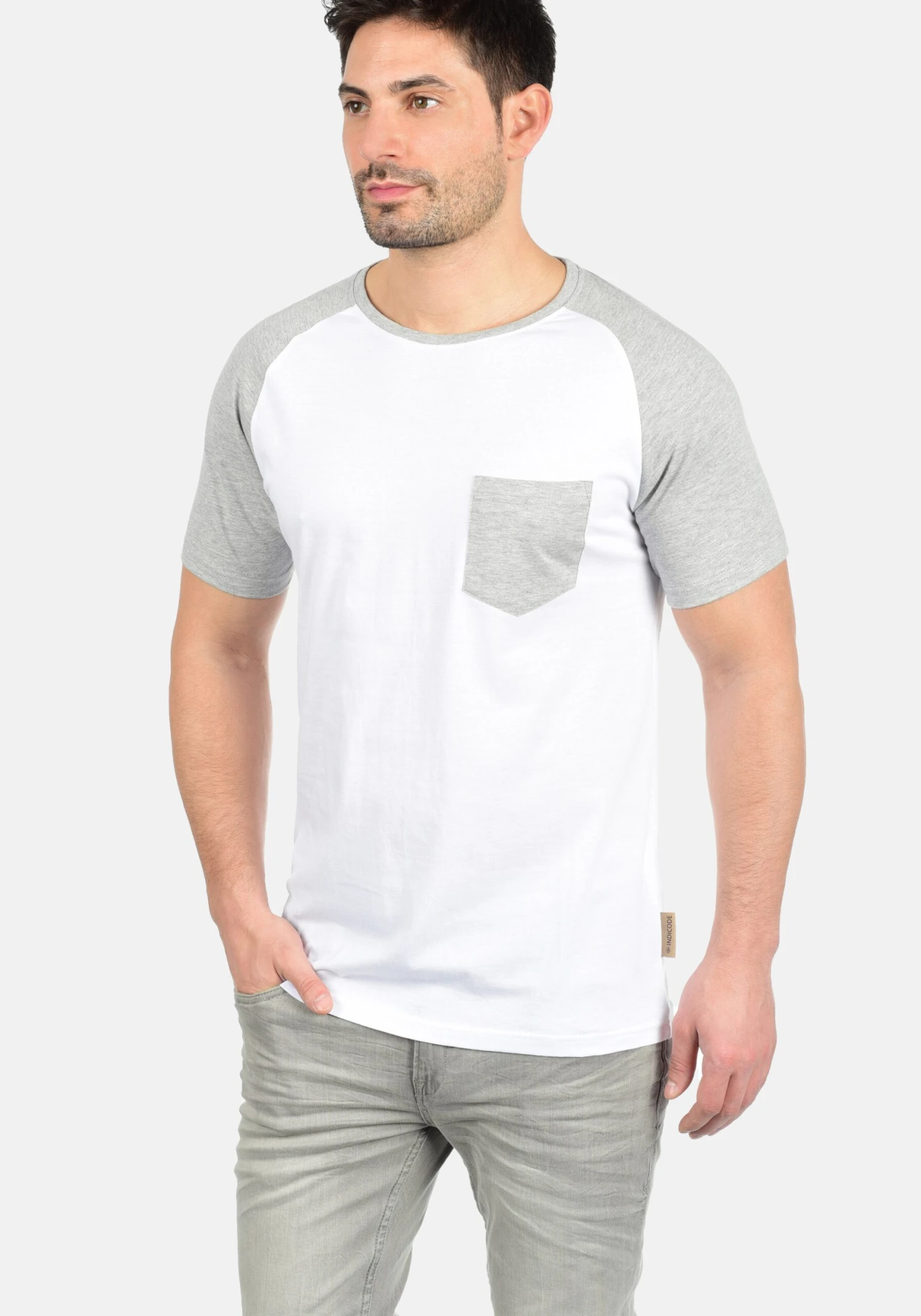 Indicode Jeans T-shirts Shirt Gresham Heren Wit 2 Indicode Jeans T-shirts Shirt Gresham Heren Wit - Image 2
