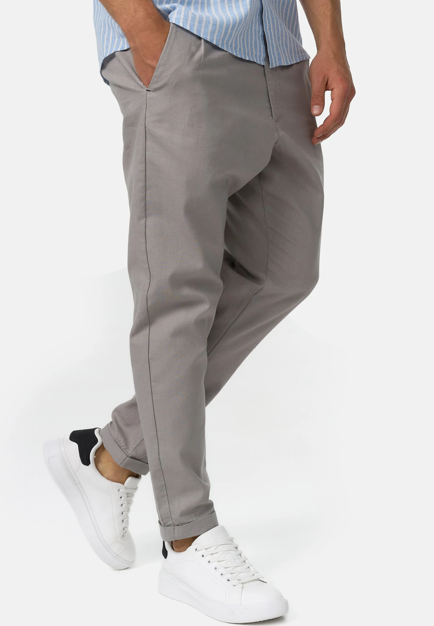 Indicode Jeans Cunningham - Broek - Lt Grey 5 Indicode Jeans Cunningham - Broek - Lt Grey - Image 5