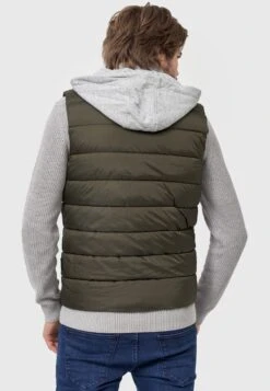 Indicode Jeans Bodywarmers Bodywarmer Heren Kaki -Indicode Jeans Verkoop 59ed95a29beb5e1fcf956fef8653f791