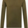 Indicode Jeans Crewneck Truien Trui Heren Olijfgroen
