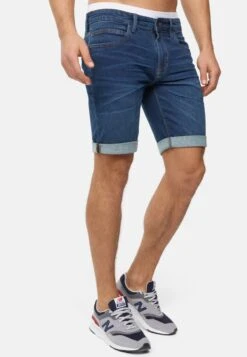 Indicode Jeans Denim Shorts Regular Jeans Danny Heren Blauw -Indicode Jeans Verkoop 5c3405fd55d2de94631603de6ca396b7