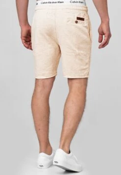 Indicode Jeans Shorts Regular Broek Eddy Heren Beige / Wit -Indicode Jeans Verkoop 5c813a333b3c24ea1bb03aa78e439e70