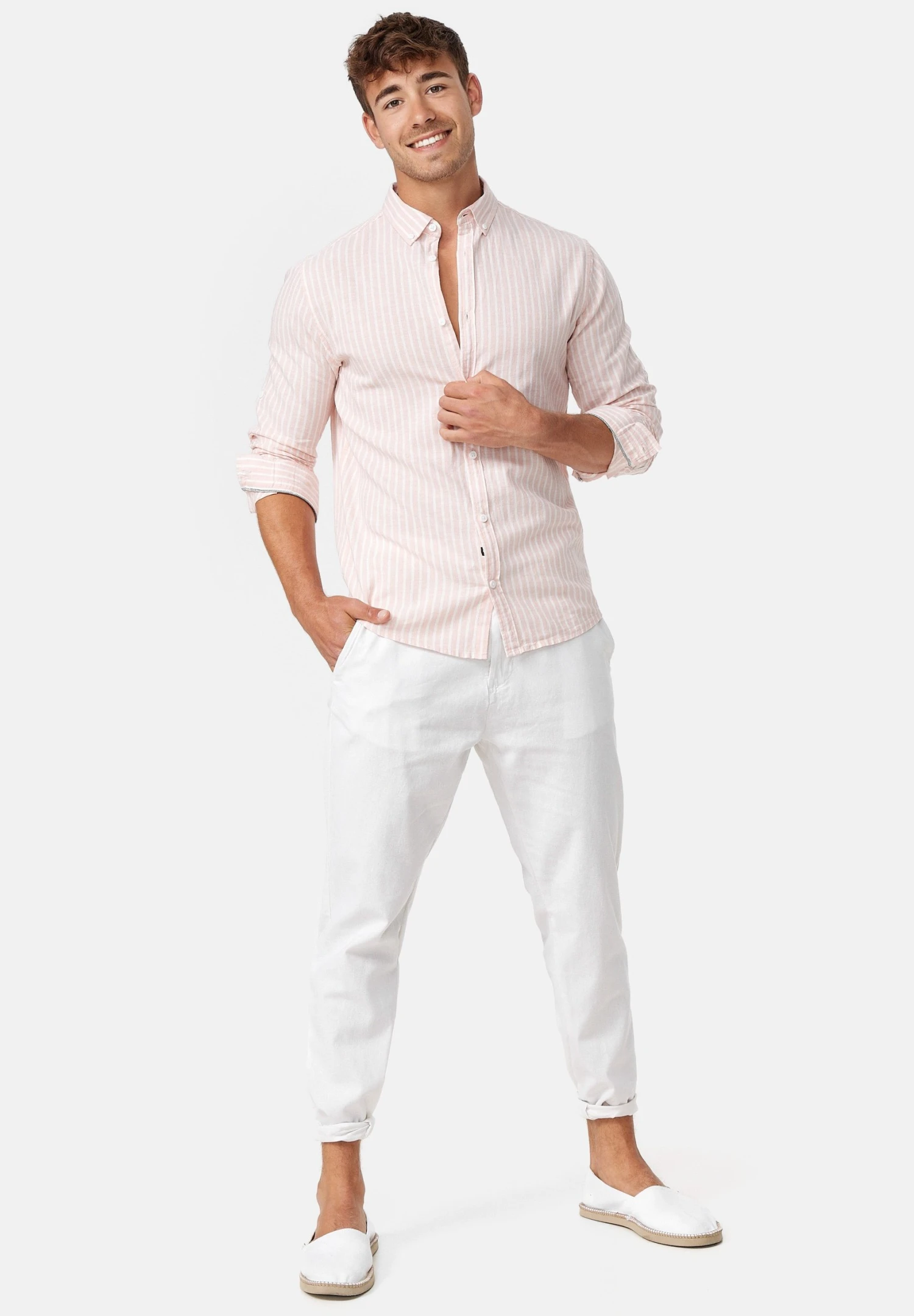 Indicode Jeans Chino - Offwhite 2 Indicode Jeans Chino - Offwhite - Image 2