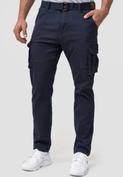 Indicode Jeans Mathen - Cargobroek - Navy