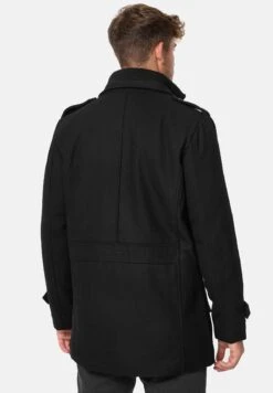 Indicode Jeans Brandan - Halflange Jas - Black -Indicode Jeans Verkoop 6188562e52794b878b908d588d52b286