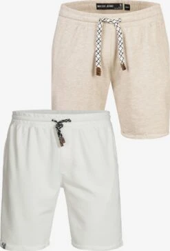 Indicode Jeans Shorts Regular Broek Eddy Heren Beige / Wit