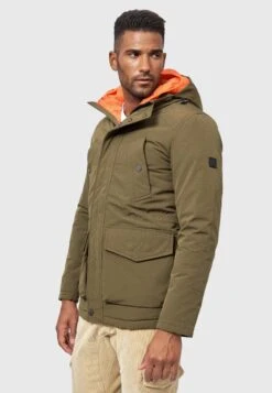 Indicode Jeans Waters - Parka - Army -Indicode Jeans Verkoop 629f9fab2be943c8823ec713c9caa14c