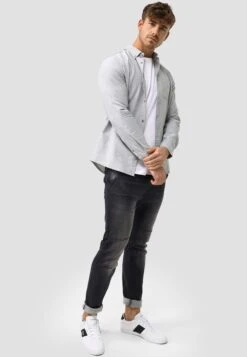 Indicode Jeans Langarm Kepner - Overhemd - Beetle -Indicode Jeans Verkoop 633345d37dfa4c69ad66c4798ae1852d