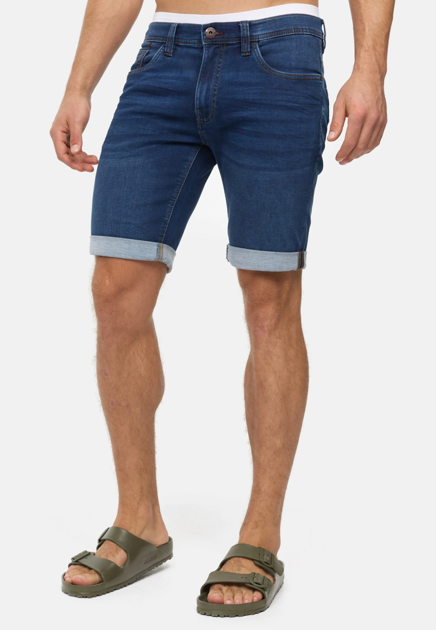 Indicode Jeans Denim Shorts Regular Jeans Delmare Heren Donkerblauw 3 Indicode Jeans Denim Shorts Regular Jeans Delmare Heren Donkerblauw - Image 3