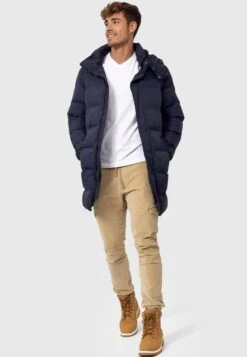 Indicode Jeans Parkas Winterparka Leugene Heren Blauw -Indicode Jeans Verkoop 649f656126abfb6d109d691fe66dcdbc