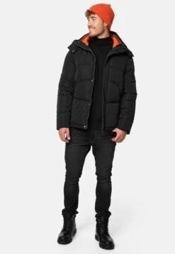 Indicode Jeans Winterjassen Winterjas Dunlap Heren Zwart -Indicode Jeans Verkoop 64c9ed91d4eb3474d380e50362d00174