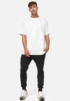 Indicode Jeans Sweatpants Tapered Broek Alejandra Heren Zwart -Indicode Jeans Verkoop 653157b86439aba7470e79286895813b