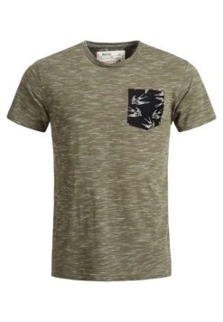 Indicode Jeans Blaine - T-Shirt Print - Grün -Indicode Jeans Verkoop 659d62889fa947fba39dcc0c64b3ca98