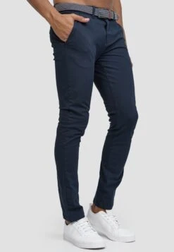 Indicode Jeans Chinos Regular Chino Massy Heren Donkerblauw -Indicode Jeans Verkoop 65cc823685504f6296bd32b715264e61