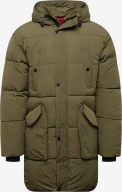 Indicode Jeans Parkas Winterparka Gazelle Heren Olijfgroen