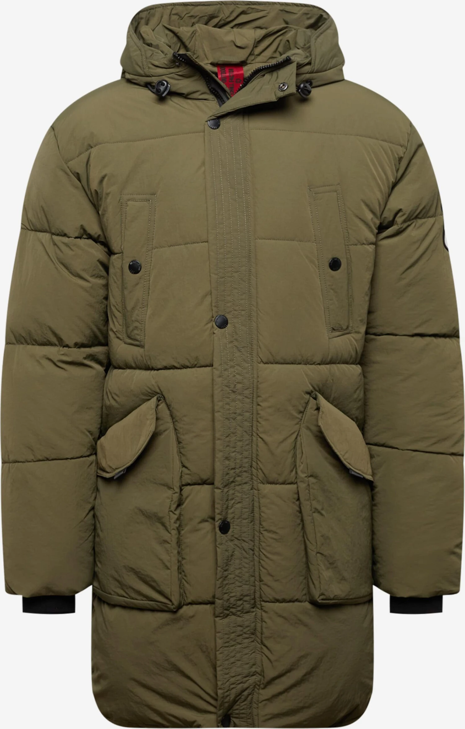 Indicode Jeans Parkas Winterparka Gazelle Heren Olijfgroen 1 Indicode Jeans Parkas Winterparka Gazelle Heren Olijfgroen