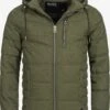 Indicode Jeans Winterjassen Winterjas Circus Heren Olijfgroen