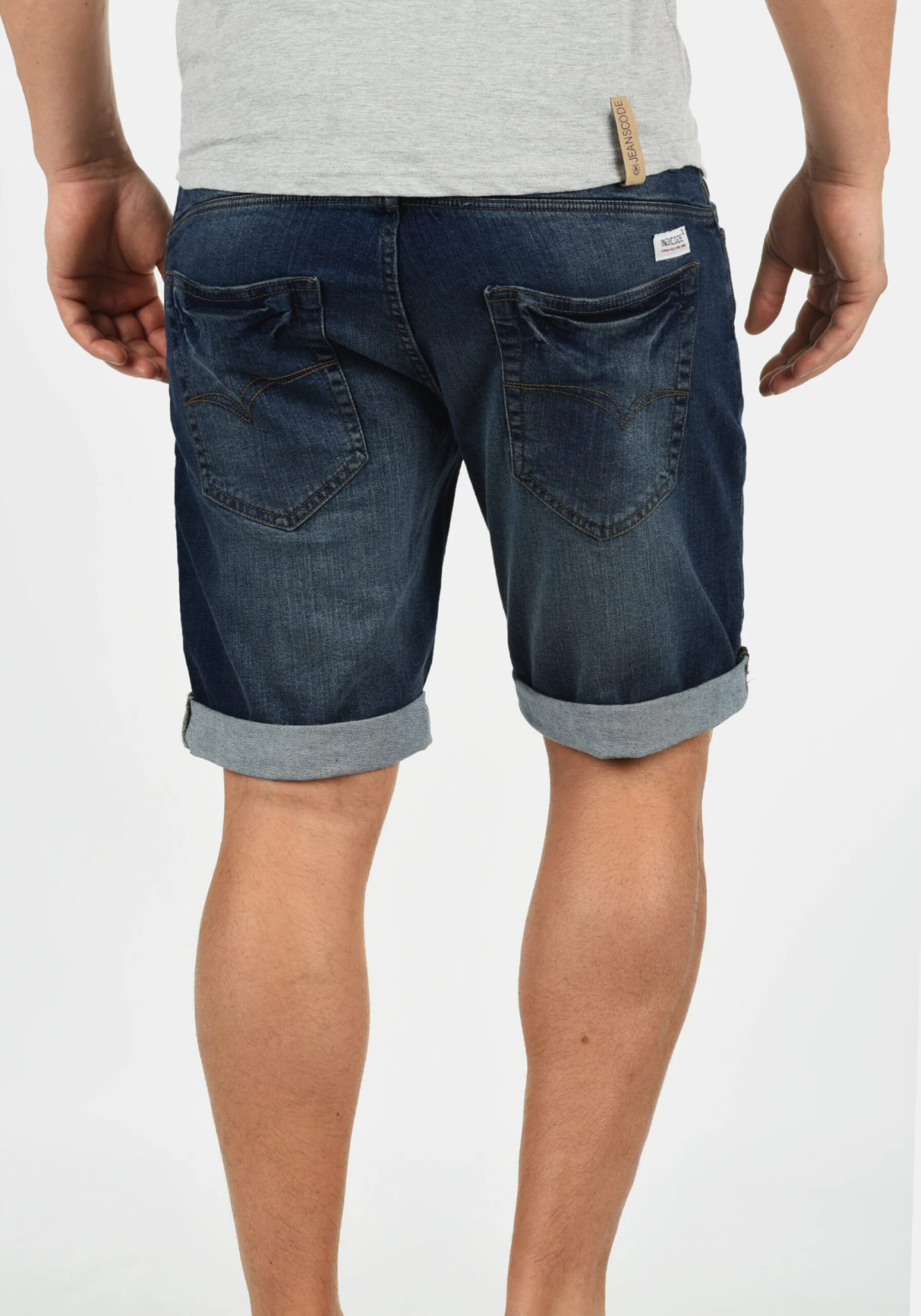 Indicode Jeans Denim Shorts Regular Broek Hallow Heren Blauw / Donkerblauw 4 Indicode Jeans Denim Shorts Regular Broek Hallow Heren Blauw / Donkerblauw - Image 4