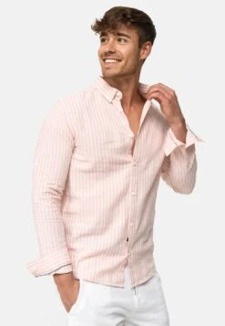 Indicode Jeans Langarm Brayden - Overhemd - Coral Cloud -Indicode Jeans Verkoop 673d1daa531f4d95b7a56adbe7377abf