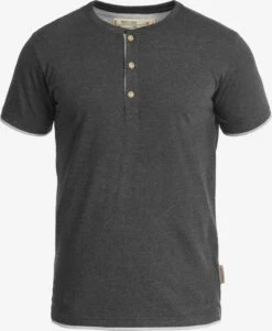 Indicode Jeans T-shirts Shirt Tony Heren Grijs / Antraciet / Lichtgrijs / Donkergrijs