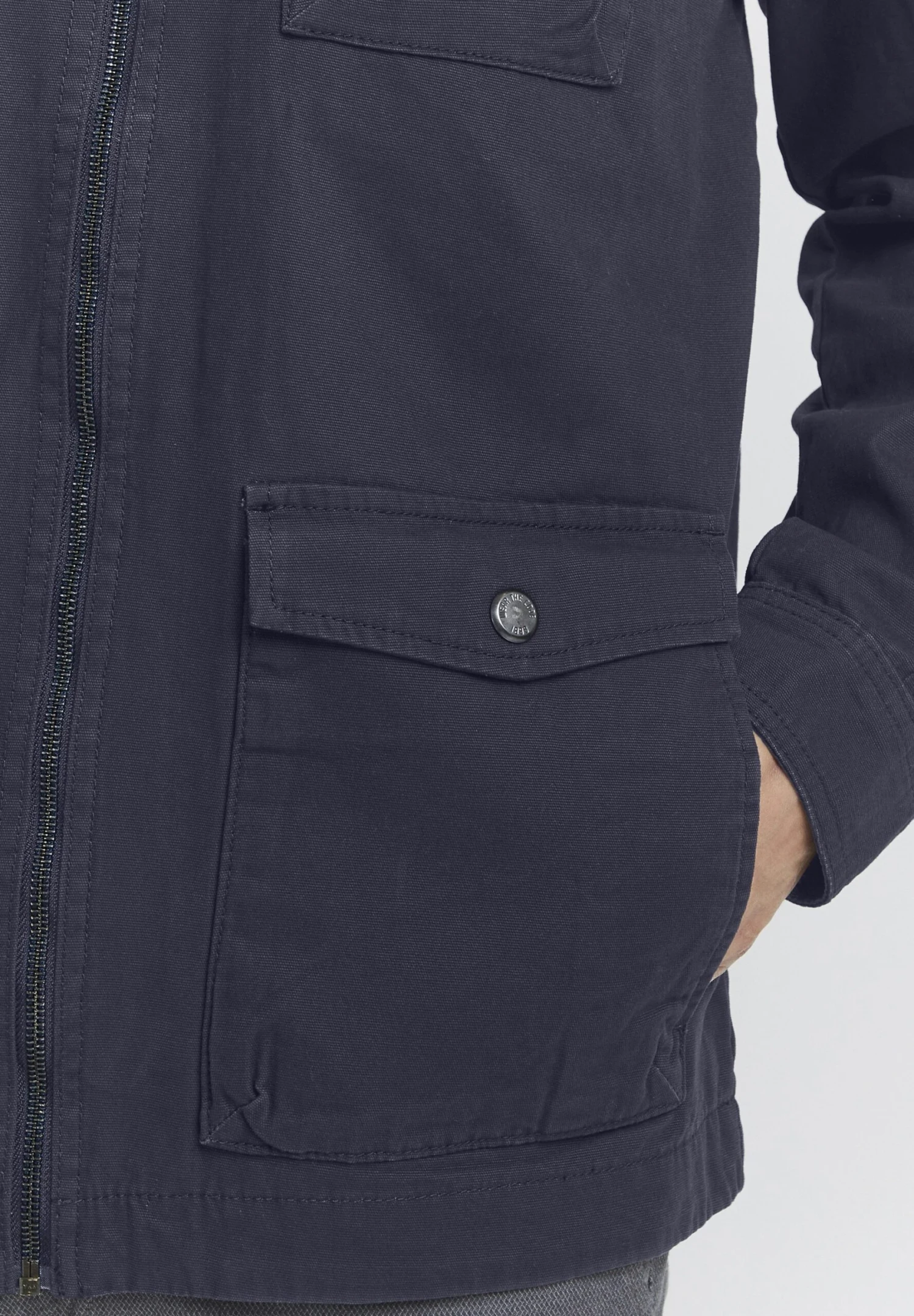 Indicode Jeans Idbolven - Lichte Jas - Navy 5 Indicode Jeans Idbolven - Lichte Jas - Navy - Image 5