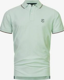 Indicode Jeans Polos Shirt Wallo Heren Blauw