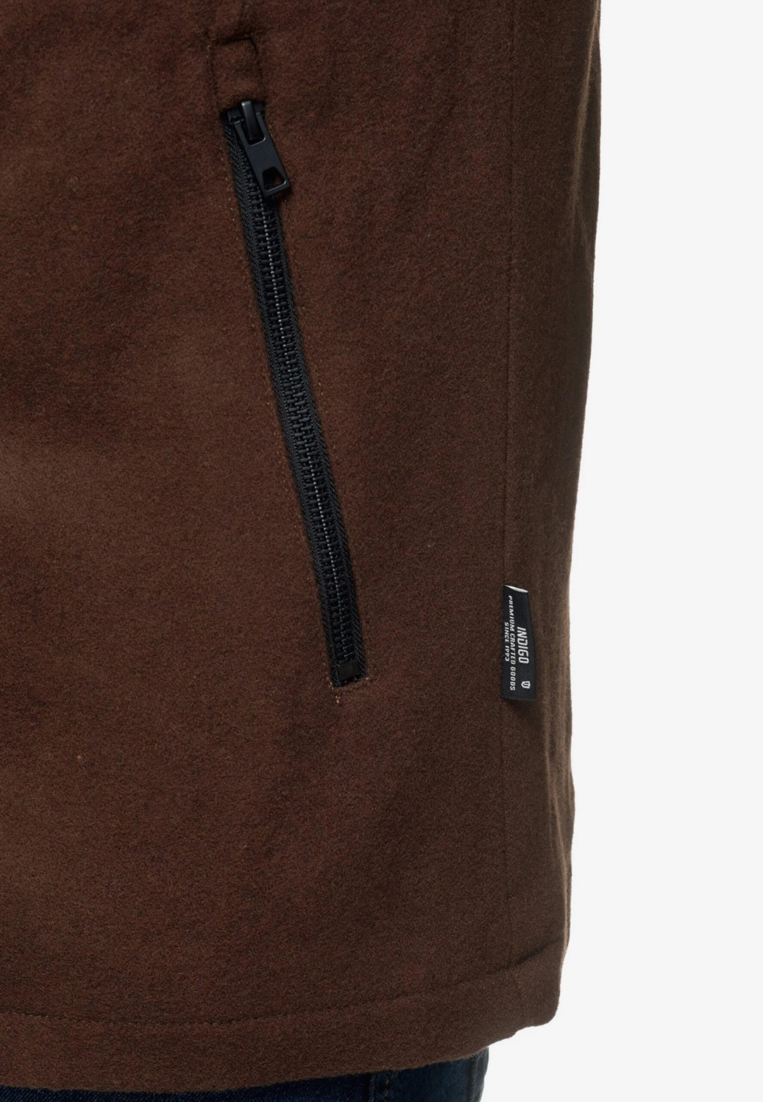 Indicode Jeans Tussenjassen Tussenjas Brittany Heren Kastanjebruin 5 Indicode Jeans Tussenjassen Tussenjas Brittany Heren Kastanjebruin - Image 5