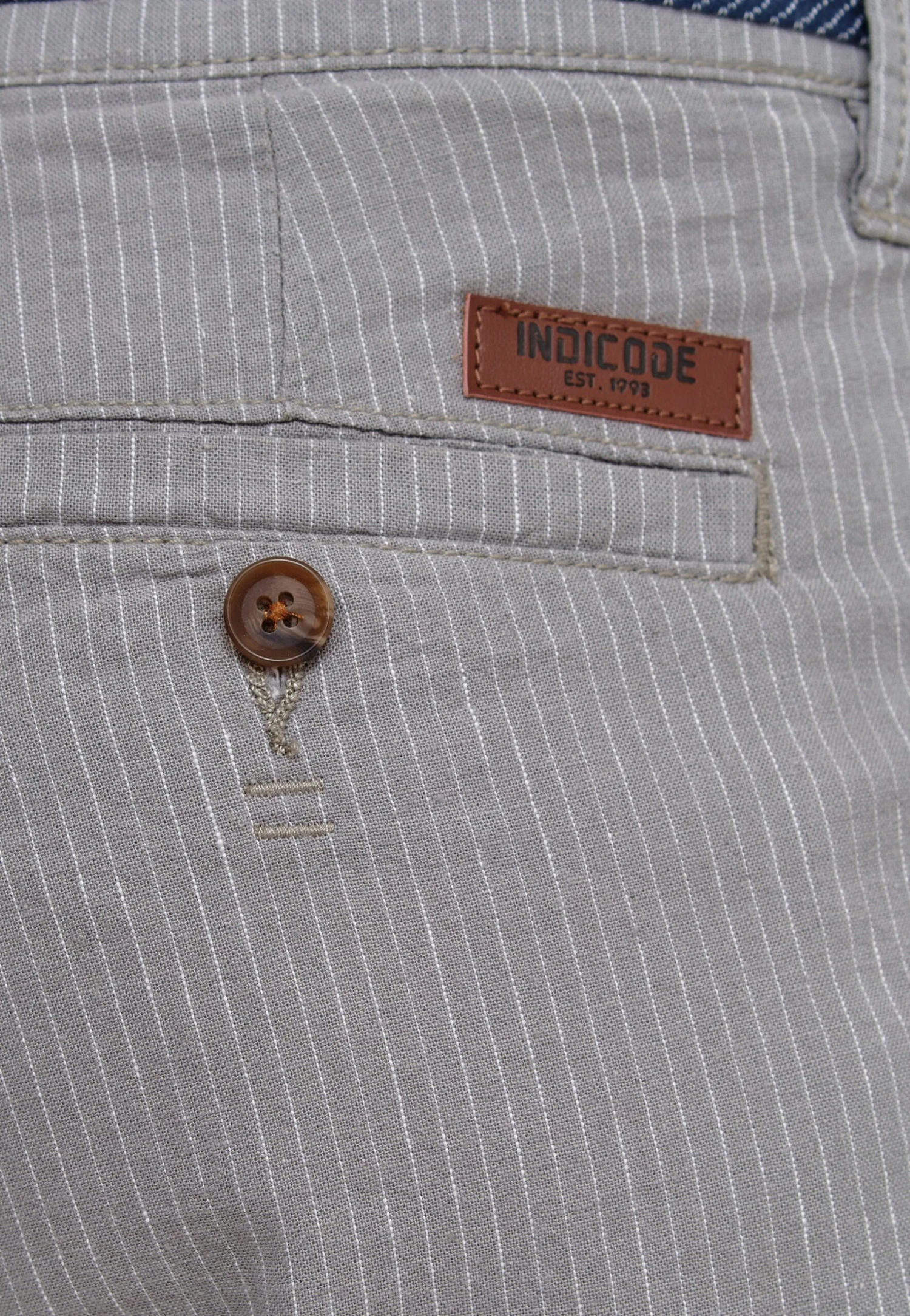 Indicode Jeans Chino - Lt Grey 7 Indicode Jeans Chino - Lt Grey - Image 7