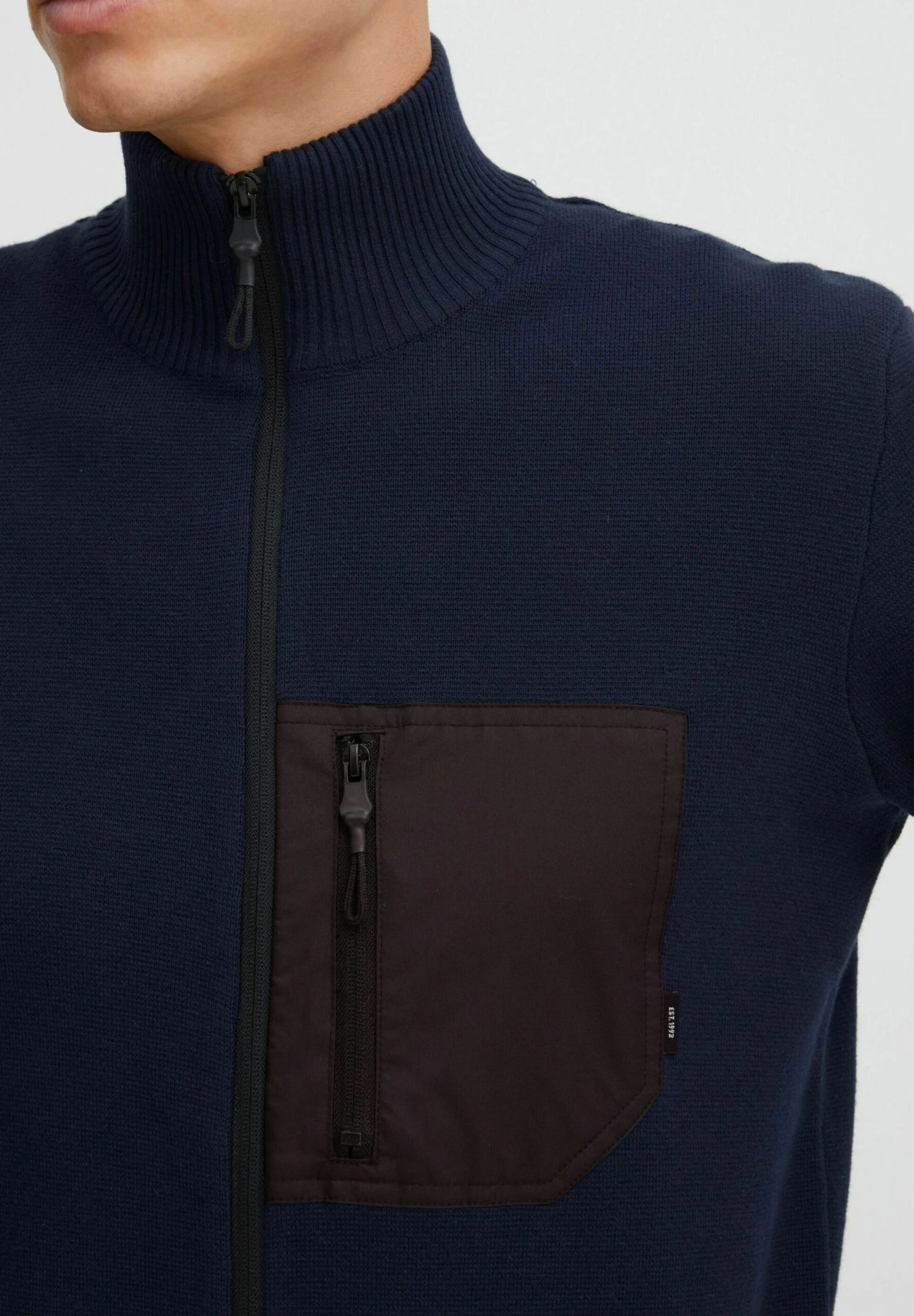 Indicode Jeans Idmedan - Vest - Navy 4 Indicode Jeans Idmedan - Vest - Navy - Image 4