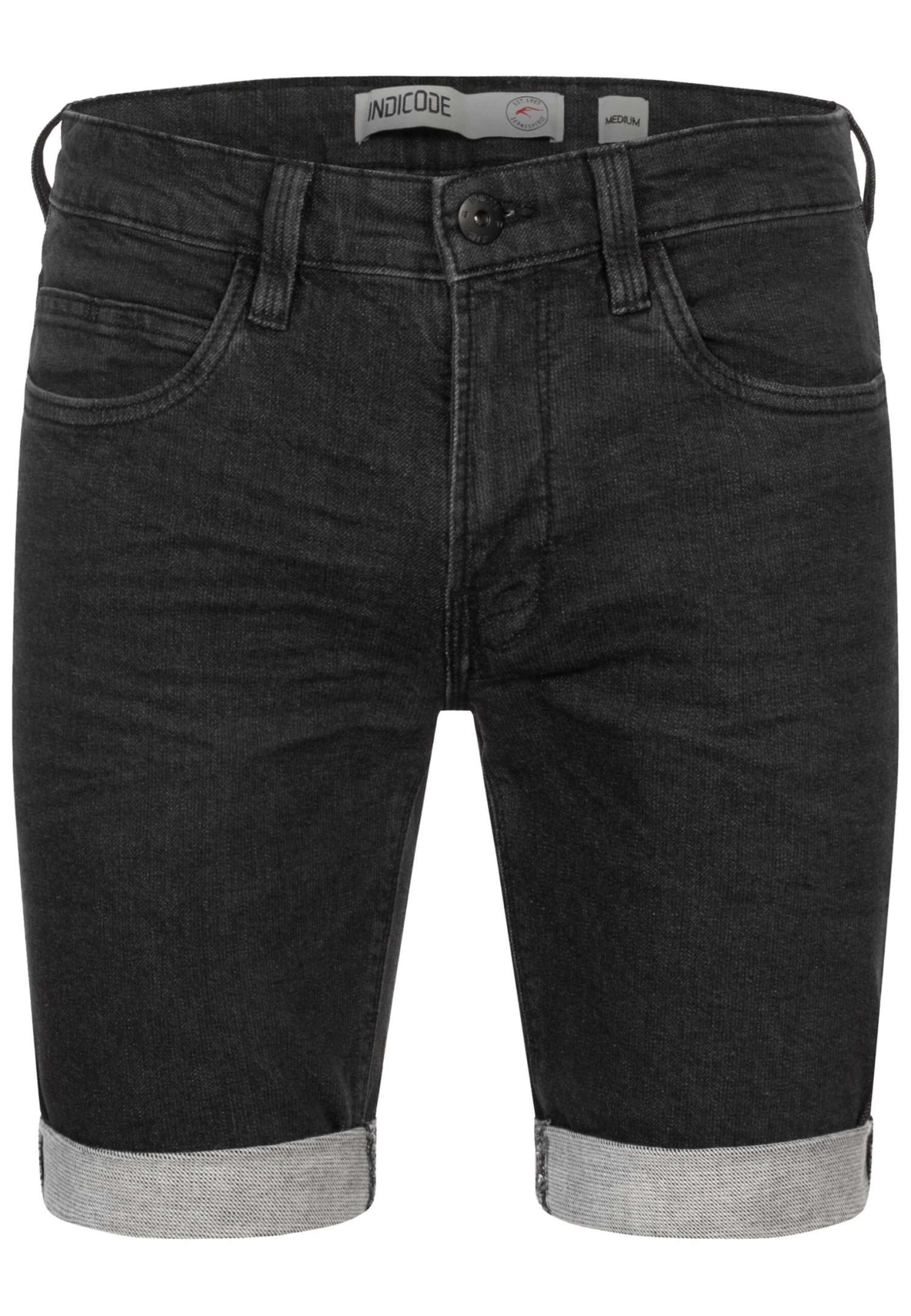 Indicode Jeans Anny - Jeansshort - Vintage Black 6 Indicode Jeans Anny - Jeansshort - Vintage Black - Image 6