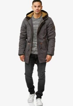 Indicode Jeans Parkas Winterparka Barge Heren Basaltgrijs -Indicode Jeans Verkoop 6b4d4ce7e06f77a4aecafd8c6ee44d75