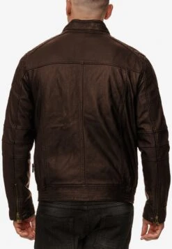 Indicode Jeans Leren Jassen Tussenjas Germo Heren Bruin -Indicode Jeans Verkoop 6c144edf72551a0eebf7a2c0a93a4f1e