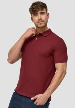 Indicode Jeans Polos Shirt Wadim Heren Bordeaux -Indicode Jeans Verkoop 6c6b61bde319a48467b2d3e2eaa467f1