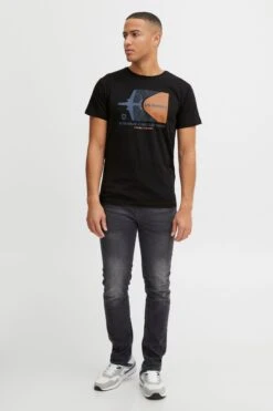 Indicode Jeans T-shirts Shirt Ronny Heren Zwart -Indicode Jeans Verkoop 6d6e8c1ce08b15056469e8f8300183d2