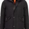 Indicode Jeans Parkas Winterparka Kasper Heren Zwart