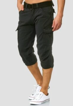 Indicode Jeans Cargo Shorts Regular Cargobroek Nicolas Heren Zwart -Indicode Jeans Verkoop 6e490559996c94b62b3ade0af6efd6a9