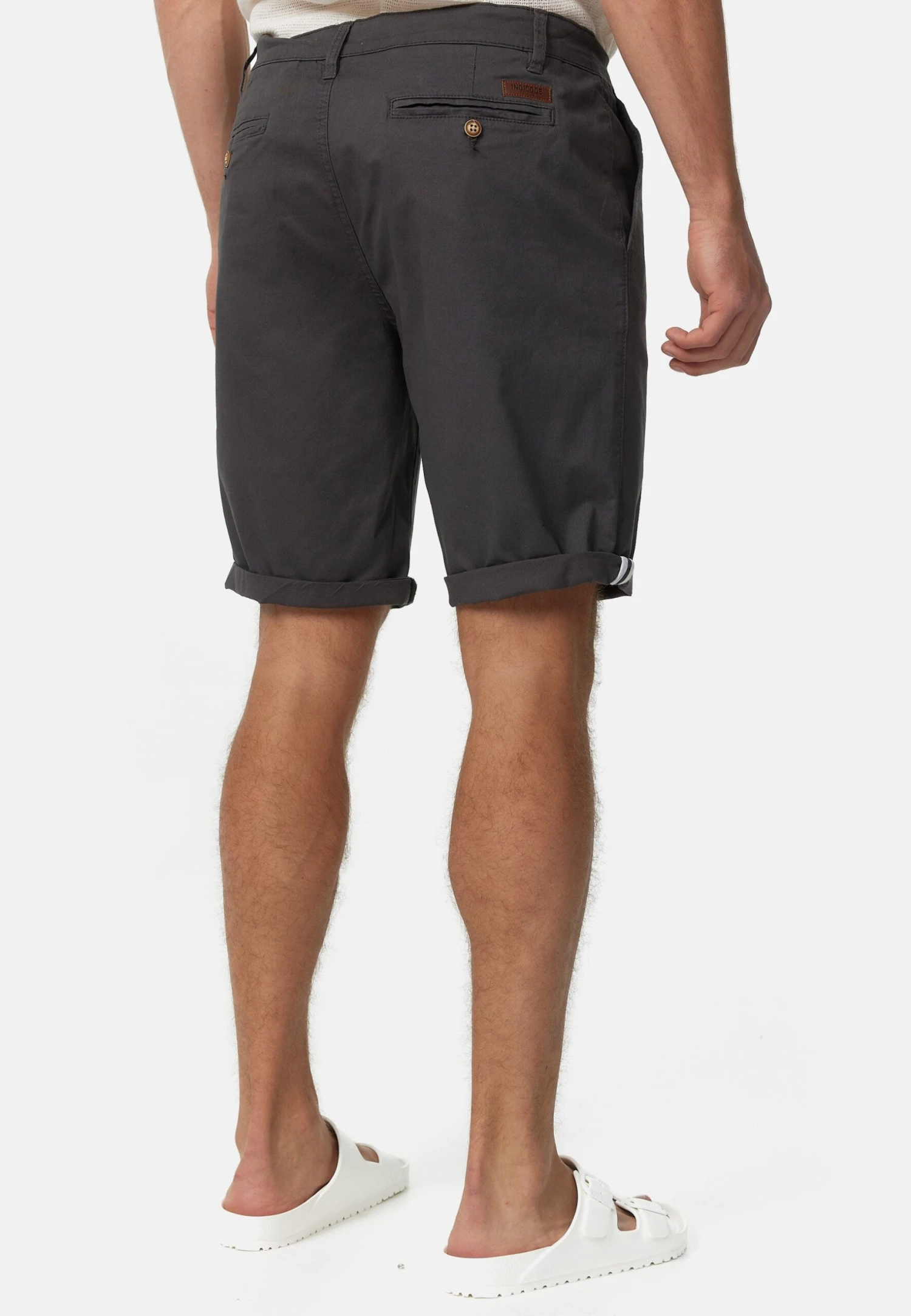 Indicode Jeans Shorts - Anthracite 3 Indicode Jeans Shorts - Anthracite - Image 3