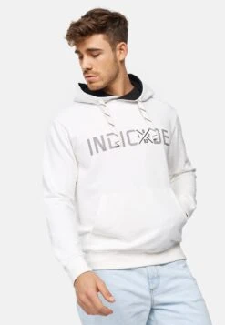 Indicode Jeans Lizzo - Hoodie - Offwhite -Indicode Jeans Verkoop 7041deaecddb4e6b8667f022005ba791