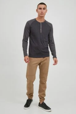 Indicode Jeans Longsleeves Shirt Winston Heren Antraciet -Indicode Jeans Verkoop 709c132f1307b57df696e25310b2925a