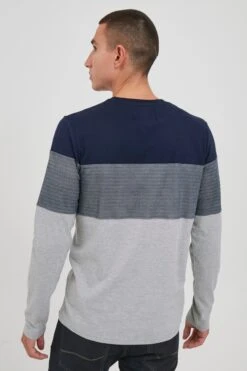 Indicode Jeans Longsleeves Shirt Amadeo Heren Navy / Grijs -Indicode Jeans Verkoop 7142a103f3415259c62e7cadbd388bf0