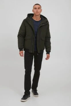Indicode Jeans Donsjassen Winterjas Heren Groen -Indicode Jeans Verkoop 7194acf633f858012c84240a60471eed