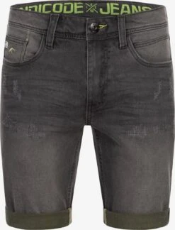 Indicode Jeans Denim Shorts Regular Jeans Zalento Heren Grijs