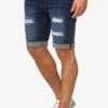 Indicode Jeans Denim Shorts Regular Jeans Caden Heren Donkerblauw