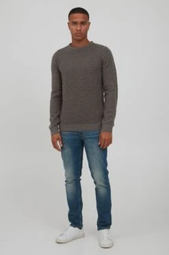 Indicode Jeans Crewneck Truien Trui Coppler Heren Grijs -Indicode Jeans Verkoop 724a2565a1bfc0cbc89f72cfa08549d8