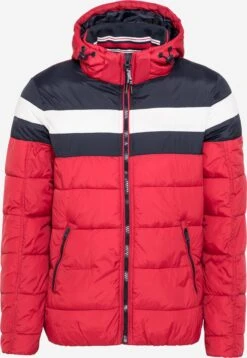 Indicode Jeans Tussenjassen Regular Fit Tussenjas AGRIPPA Heren Rood