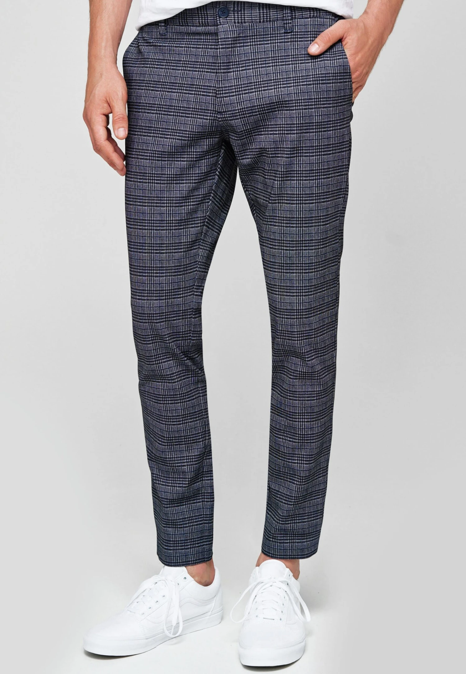 Indicode Jeans Chinos Regular Chino Rodekro Heren Lichtgrijs / Donkergrijs 2 Indicode Jeans Chinos Regular Chino Rodekro Heren Lichtgrijs / Donkergrijs - Image 2