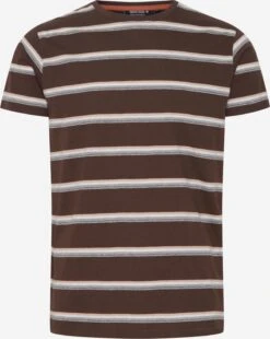 Indicode Jeans T-shirts Shirt Idingo Heren Bruin