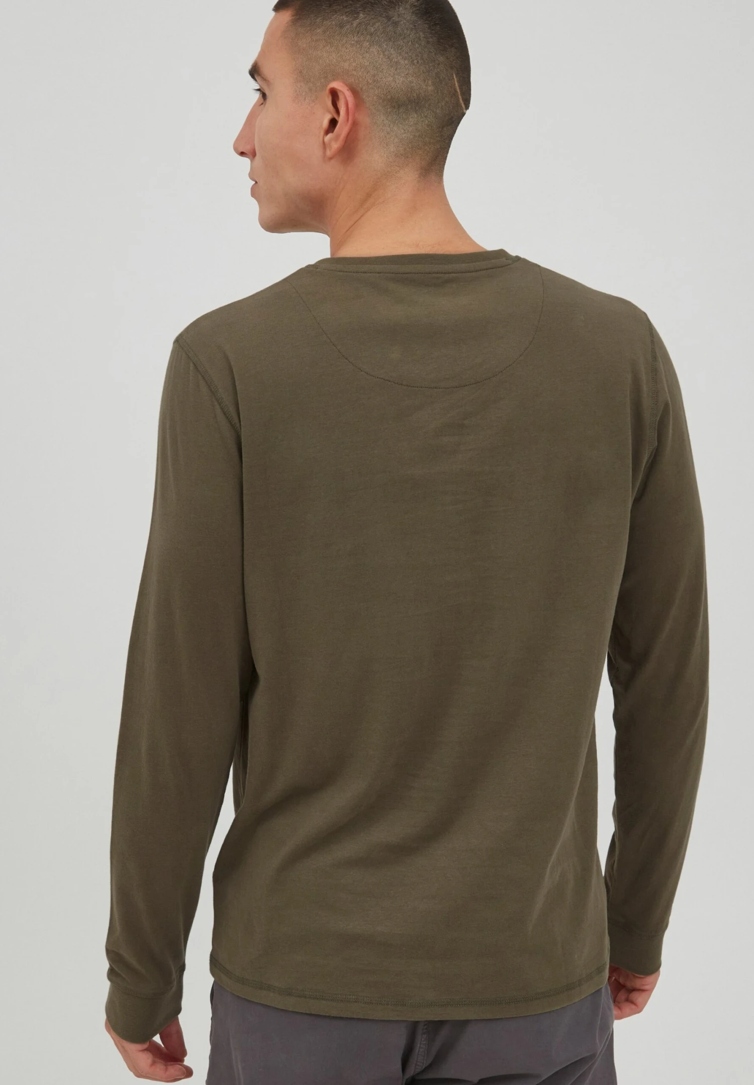 Indicode Jeans Idarmando - Longsleeve - Army 3 Indicode Jeans Idarmando - Longsleeve - Army - Image 3