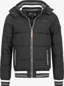 Indicode Jeans Winterjassen Winterjas Marlon Heren Zwart